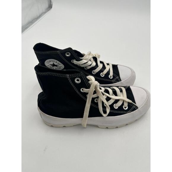 Converse Chuck Taylor Lugged Platform High Top Black Women's Size 8 - Picture 1 of 5